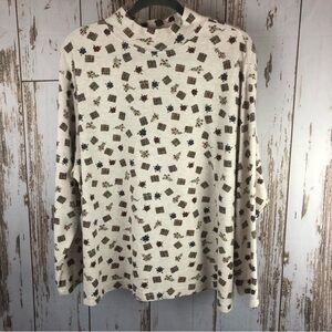 Bobbie Brooks, Long Sleeve Turtleneck type Shirt. 22W-24W. Good used condition!